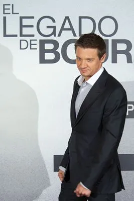 Jeremy Renner White Water Bottle With Carabiner