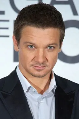 Jeremy Renner White Water Bottle With Carabiner