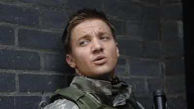 Jeremy Renner White Water Bottle With Carabiner