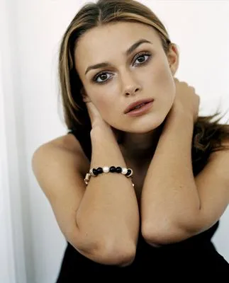 Keira Knightley White Water Bottle With Carabiner