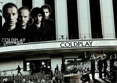 Coldplay Women's Deep V-Neck TShirt