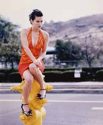 Courteney Cox White Water Bottle With Carabiner