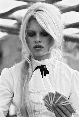 Brigitte Bardot White Water Bottle With Carabiner