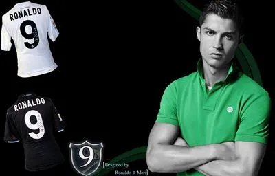 Cristiano Ronaldo Women's Junior Cut Crewneck T-Shirt