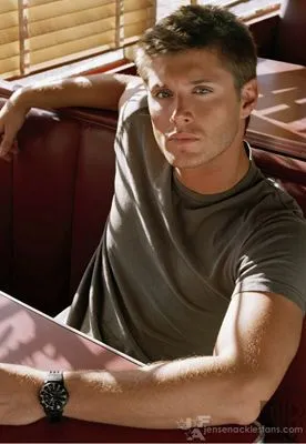 Jensen Ackles Round Flask