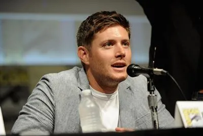 Jensen Ackles White Water Bottle With Carabiner