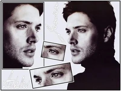 Jensen Ackles Round Flask