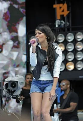 Tulisa Contostavlos White Water Bottle With Carabiner