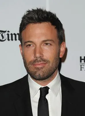 Ben Affleck White Water Bottle With Carabiner