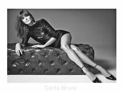Carla Bruni Women's Deep V-Neck TShirt