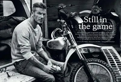 David Beckham Metal Wall Art