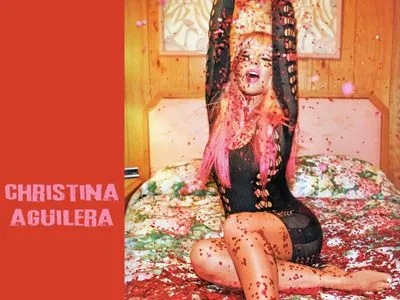 Christina Aguilera Metal Wall Art