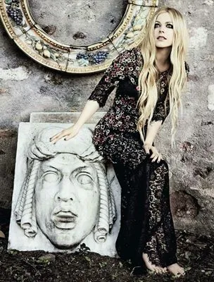 Avril Lavigne Metal Wall Art