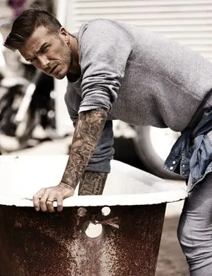 David Beckham Men's Heavy Long Sleeve TShirt