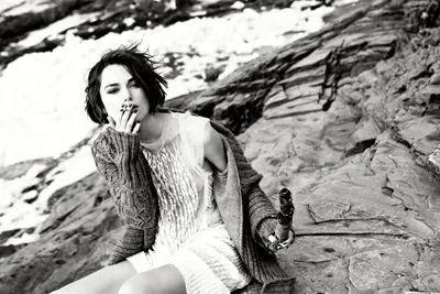 Keira Knightley White Water Bottle With Carabiner