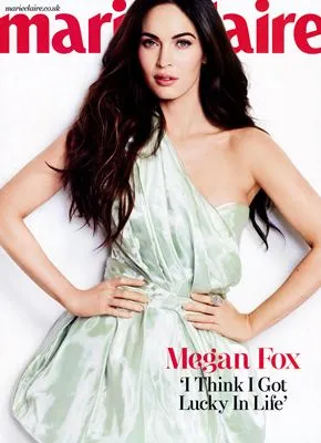 Megan Fox White Water Bottle With Carabiner