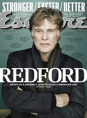 Robert Redford White Water Bottle With Carabiner