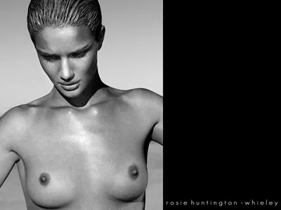 Rosie Huntington-Whiteley White Water Bottle With Carabiner