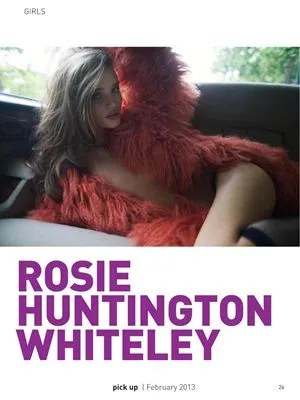 Rosie Huntington-Whiteley 11oz Colored Rim & Handle Mug