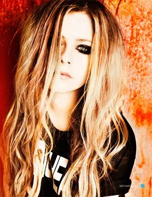 Avril Lavigne Metal Wall Art