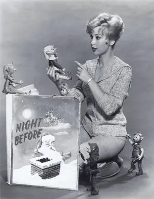 Barbara Eden White Water Bottle With Carabiner