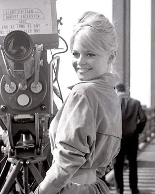 Brigitte Bardot White Water Bottle With Carabiner