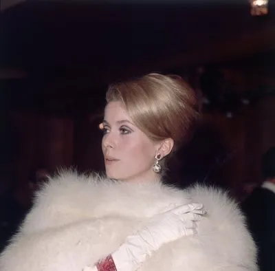 Catherine Deneuve White Water Bottle With Carabiner