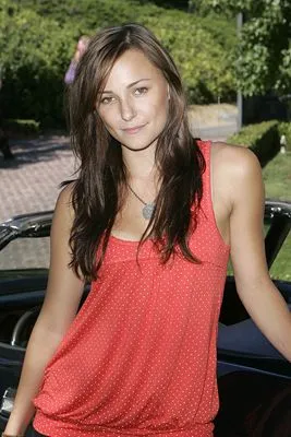 Briana Evigan White Water Bottle With Carabiner