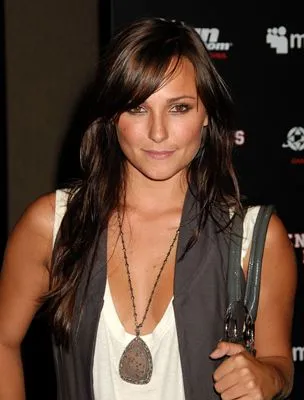 Briana Evigan White Water Bottle With Carabiner
