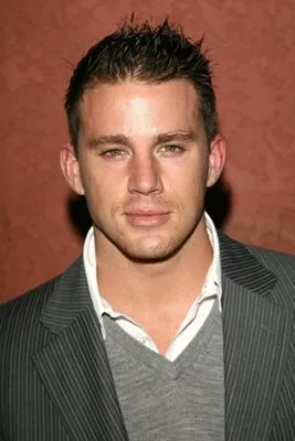 Channing Tatum White Water Bottle With Carabiner