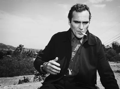 Joaquin Phoenix White Water Bottle With Carabiner