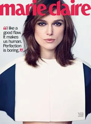 Keira Knightley White Water Bottle With Carabiner