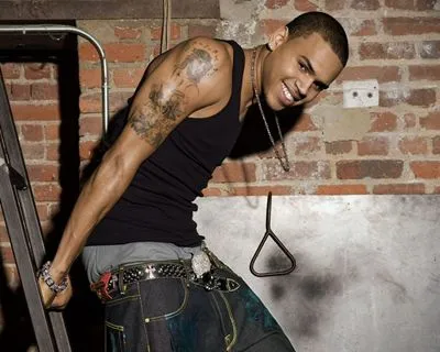 Chris Brown Women's Deep V-Neck TShirt