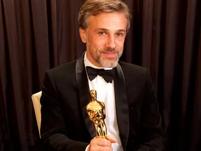 Christoph Waltz White Water Bottle With Carabiner