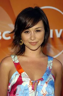 Danielle Harris White Water Bottle With Carabiner