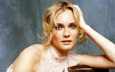 Diane Kruger White Water Bottle With Carabiner