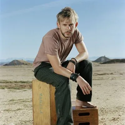 Dominic Monaghan White Water Bottle With Carabiner