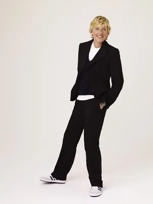 Ellen DeGeneres White Water Bottle With Carabiner