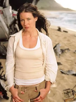 Evangeline Lilly White Water Bottle With Carabiner