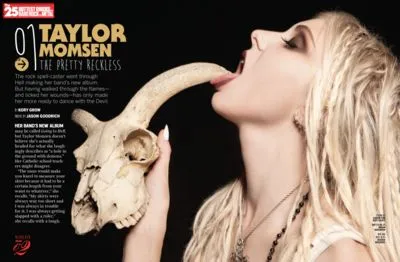 Taylor Momsen White Water Bottle With Carabiner