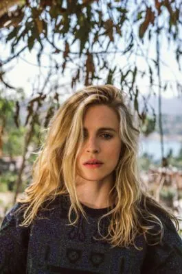 Brit Marling White Water Bottle With Carabiner