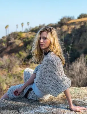 Brit Marling White Water Bottle With Carabiner