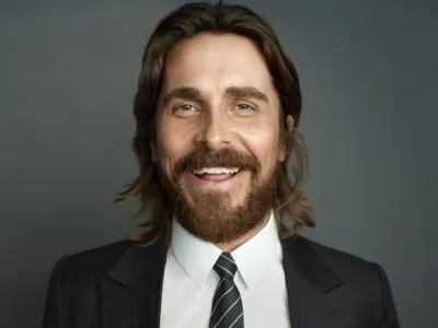Christian Bale Men's Heavy Long Sleeve TShirt