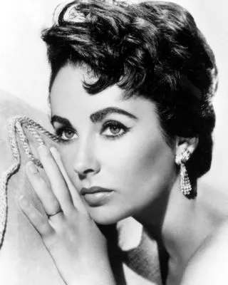 Elizabeth Taylor White Water Bottle With Carabiner