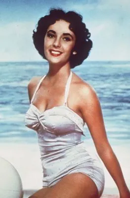 Elizabeth Taylor White Water Bottle With Carabiner