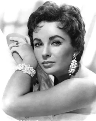 Elizabeth Taylor White Water Bottle With Carabiner