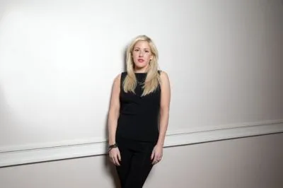 Ellie Goulding White Water Bottle With Carabiner