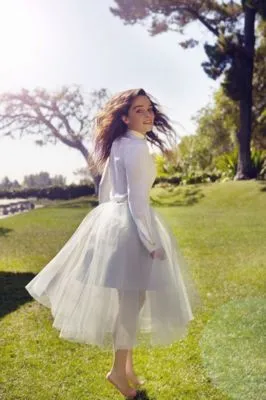 Emilia Clarke White Water Bottle With Carabiner