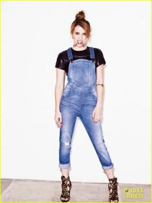 Emma Roberts White Water Bottle With Carabiner