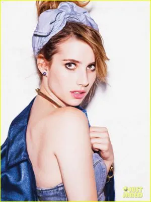 Emma Roberts White Water Bottle With Carabiner